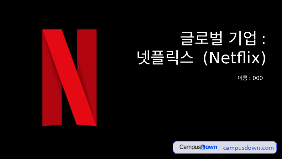 글로벌 경영 넷플릭스 사례, 케이지 모델과 목표시장 분석 자료의 첫 페이지 미리보기
