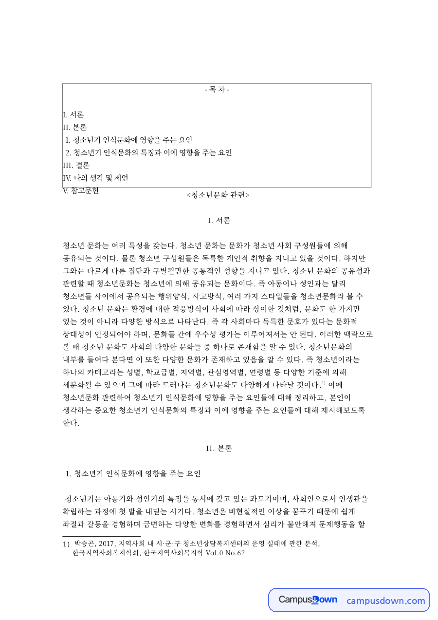 청소년문화: 한국지역사회복지학회·자아정체성 중심 핵심 내용 정리 자료의 첫 페이지 미리보기