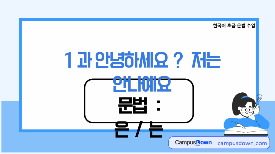 조사 은는 한국어 초급 1과 수업 PPT 직업 이름 짝 연습 자료의 첫 페이지 미리보기