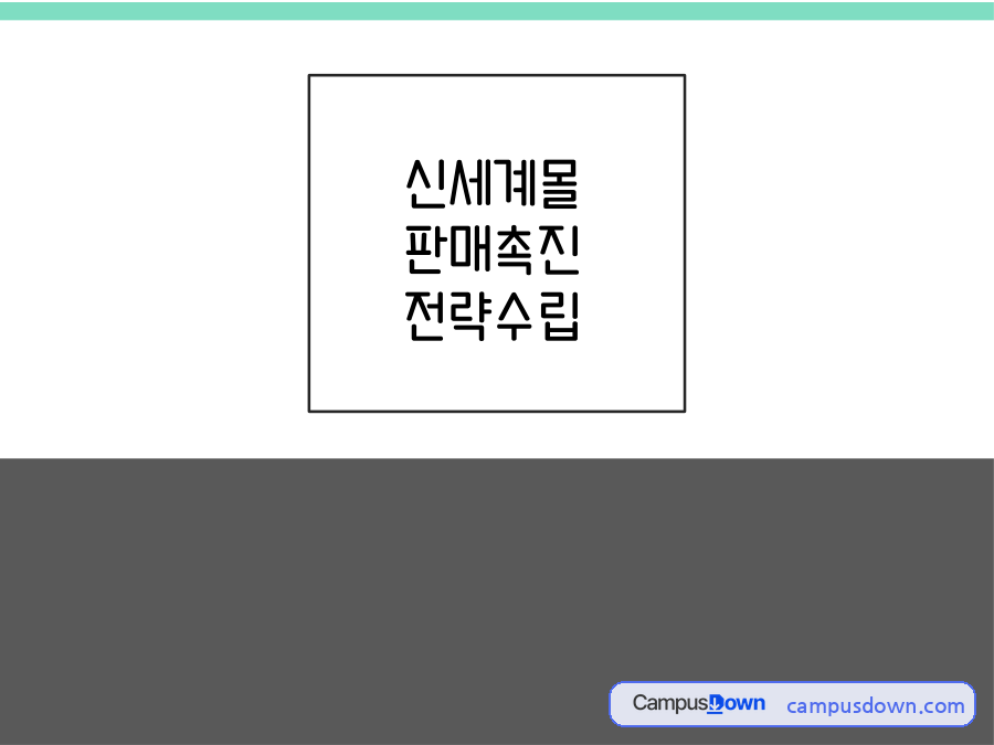 신세계몰 판매촉진 전략 – 타임세일·바이럴 마케팅 이벤트 기획 자료의 첫 페이지 미리보기