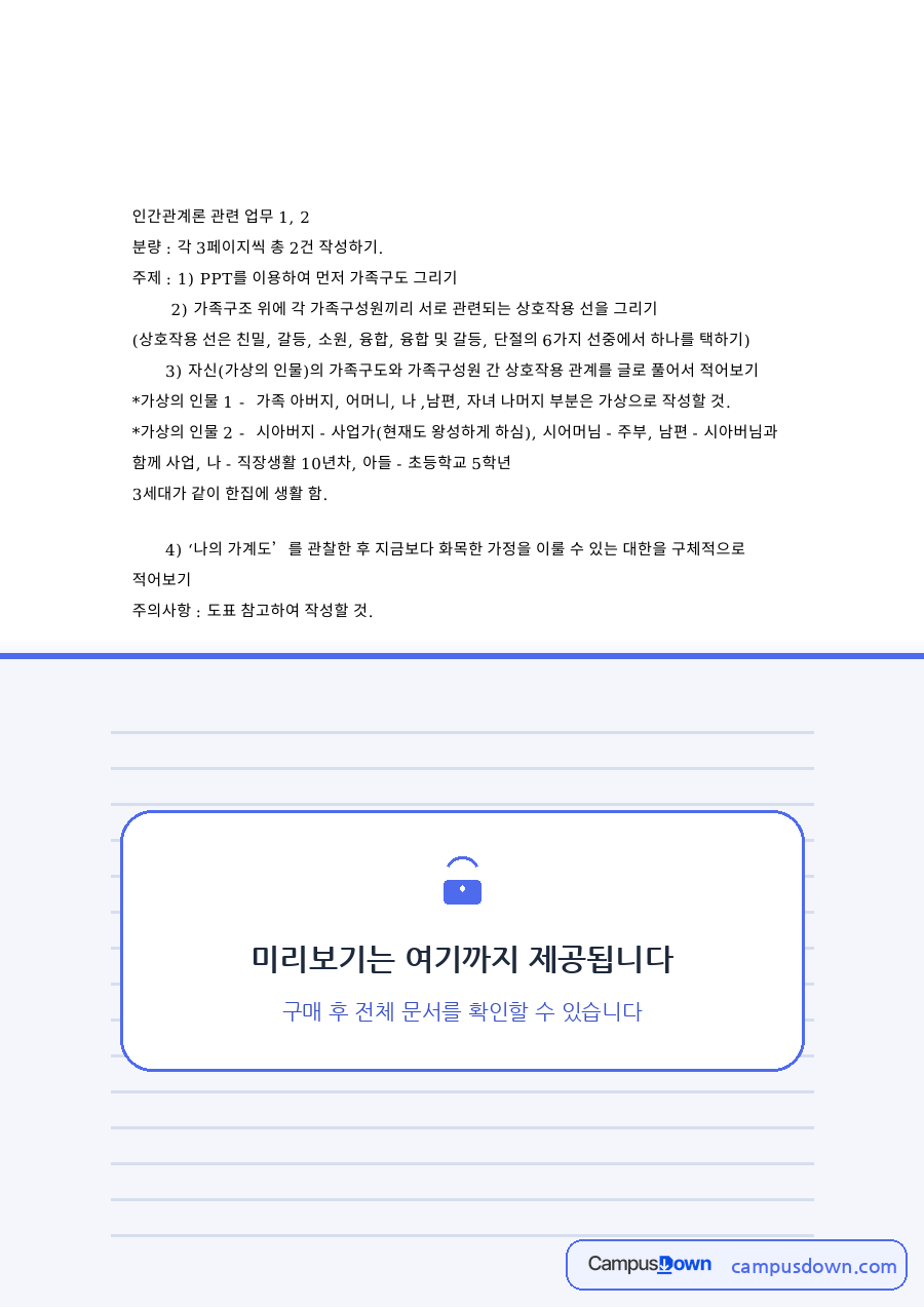적어보기와 가상, 인물 관련 핵심 내용 요약 정리 자료의 첫 페이지 미리보기