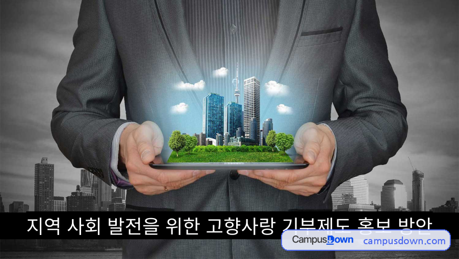 고향사랑 기부제도 홍보 방안 – 지역재단과 지역기부문화 자료의 첫 페이지 미리보기