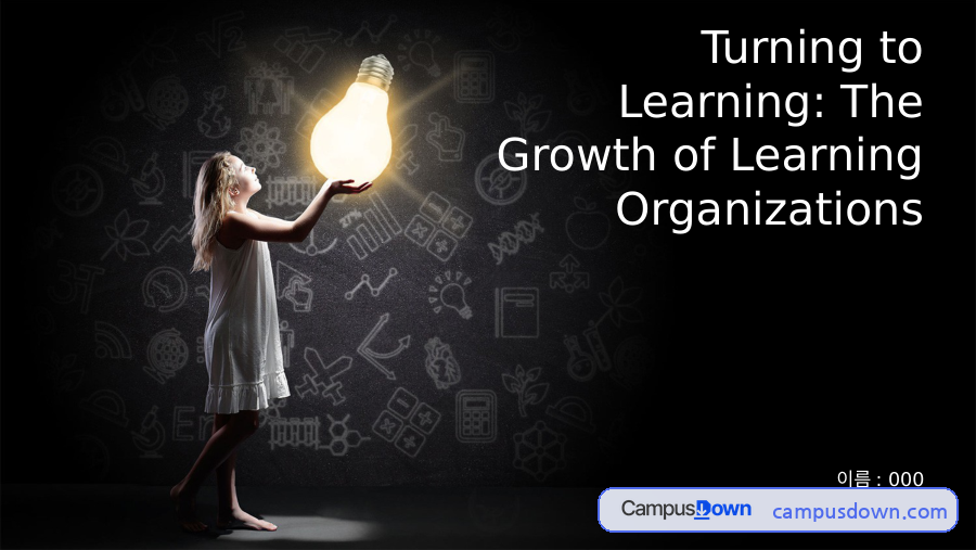 학습조직(Learning Organization)의 성장 배경과 정의·특징·시사점 자료의 첫 페이지 미리보기