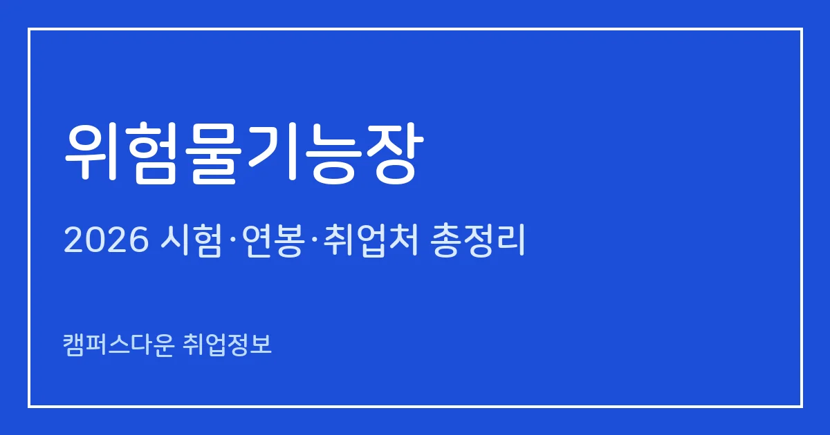 위험물기능장 2026 총정리: 필기 60문항·실기 필답형 2시간, 응시료 34,400원·24,800원, 합격률 57.2%·38.2%