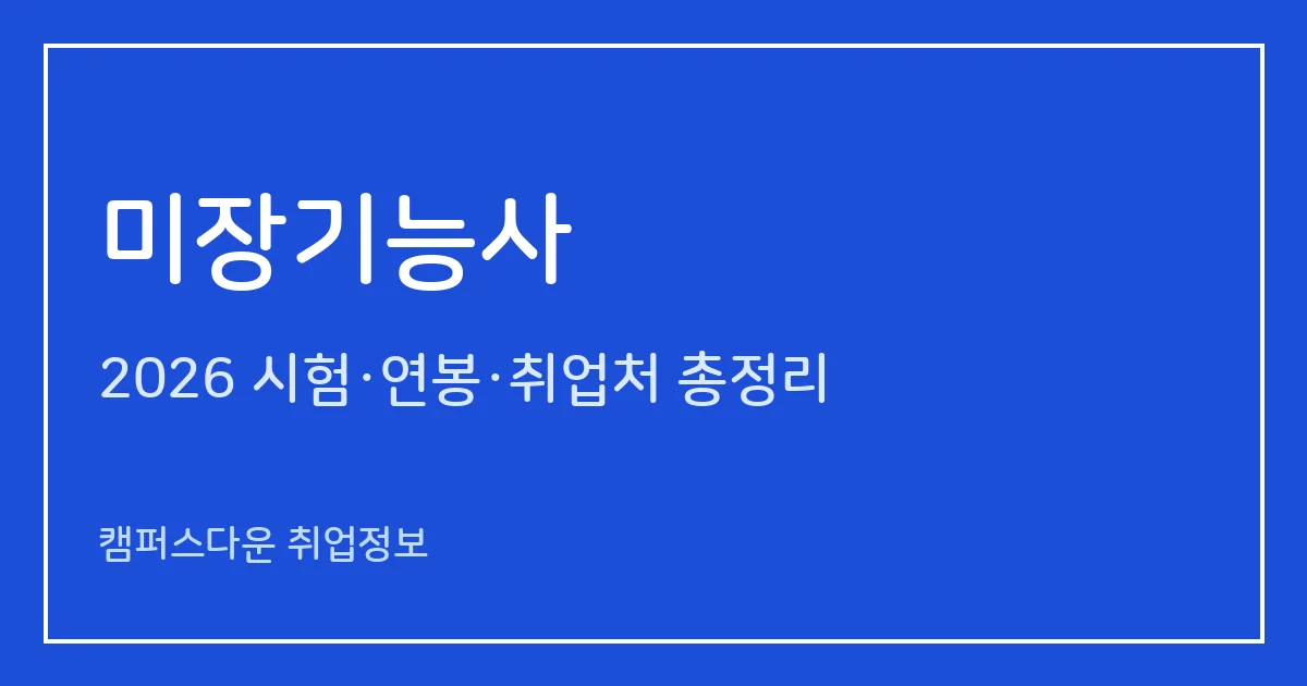 미장기능사 2026 총정리: 필기 없이 실기 작업형 5시간, 응시료 36,600원, 실기 합격률 59.8%